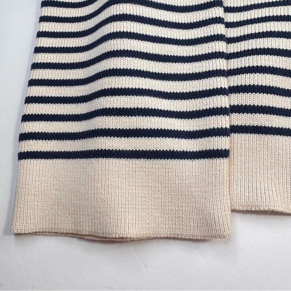 Sezane Navy and Cream Striped Sweater - Picture 7 of 14